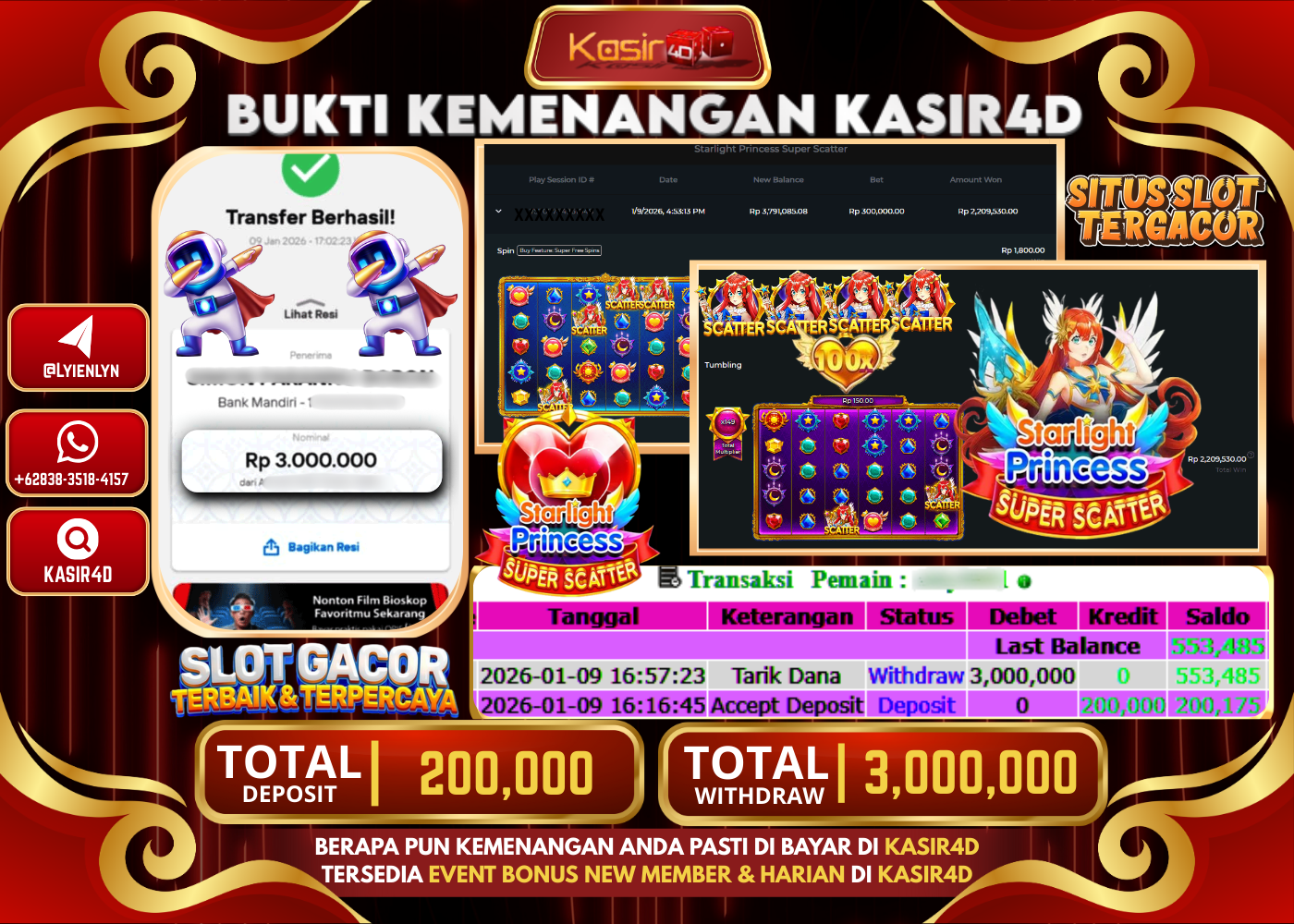 PRAGMATIC PLAY  STARLIGHT PRINCESS SUPER SCATTER