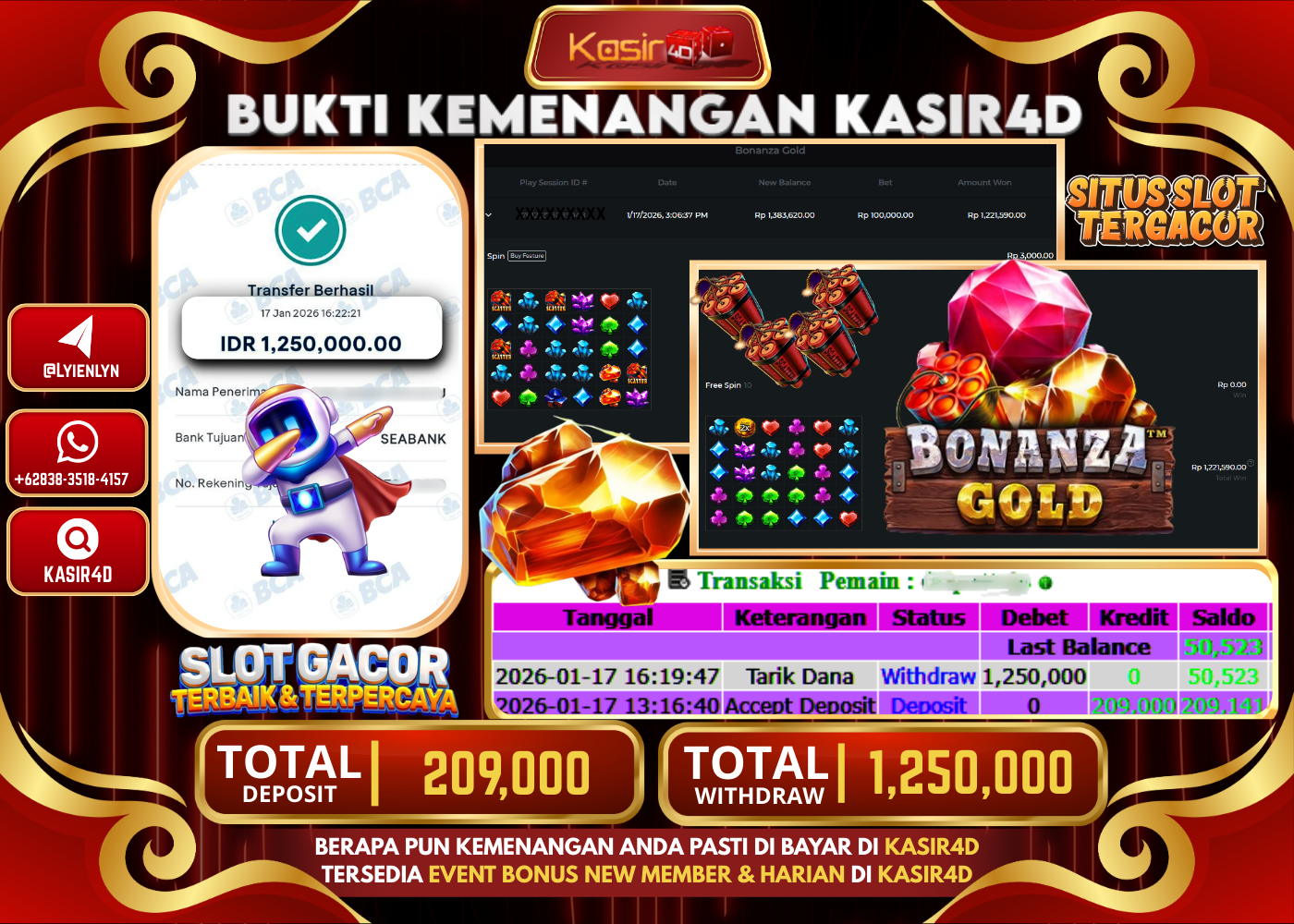 PRAGMATIC PLAY BONANZA GOLD