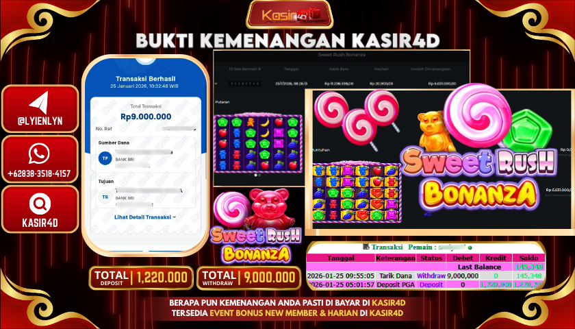 PRAGMATIC PLAY SWEET RUSH BONANZA